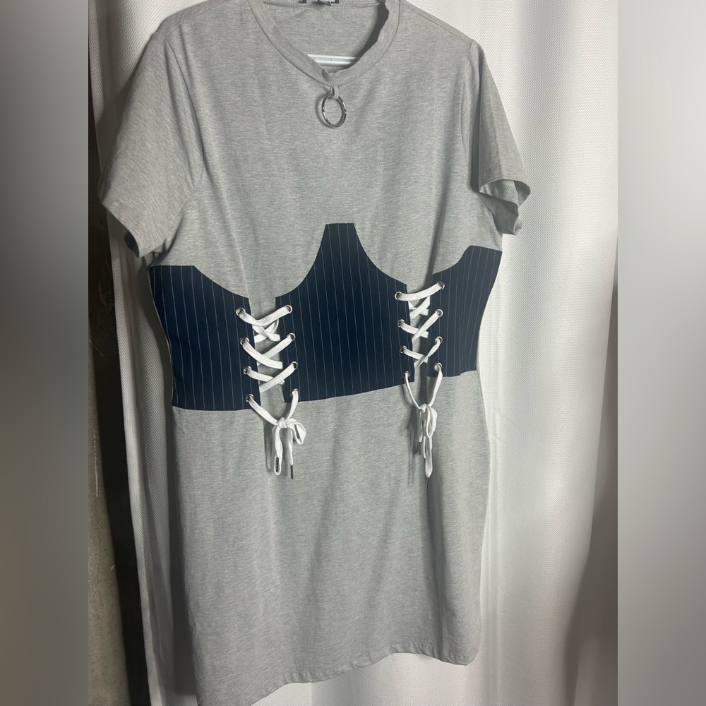 NWOT Corset Style Mini Dress - Picture 9 of 11